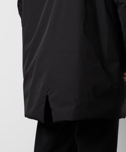 ATTACHMENT アタッチメントの3LAYER LIGHT TAFFETA UTILITY DOWN COAT - BLACK 公式通販サイトsession福岡セレクトショップ