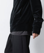画像をギャラリービューアに読み込む, ATTACHMENT アタッチメントのCO/PE VELOR JERSEY TRACK JACKET - BLACKの公式通販サイトsession福岡セレクトショップ
