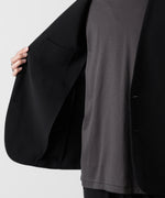 画像をギャラリービューアに読み込む, ATTACHMENT アタッチメントのPE STRETCH DOUBLE CLOTH COLLARLESS JACKET - BLACK 公式通販サイトsession福岡セレクトショップ
