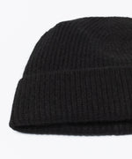 画像をギャラリービューアに読み込む, ATTACHMENT アタッチメントのCASHMERE　KNIT BEANIE - BLACKの公式通販サイトsession福岡セレクトショップ
