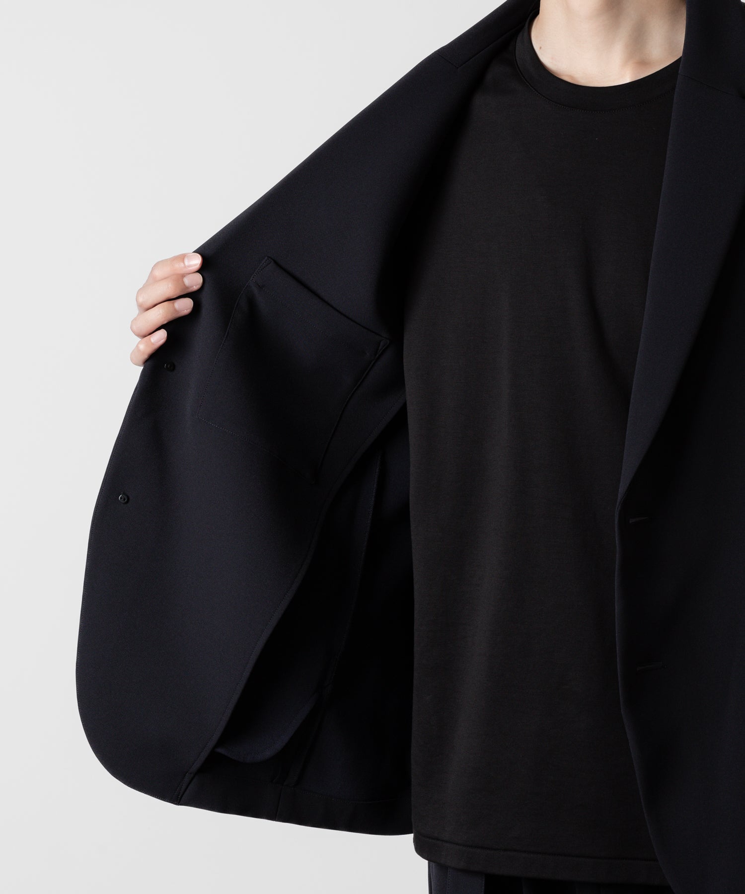 ATTACHMENT アタッチメントのPE STRETCH DOUBLE CLOTH OVERSIZED 2B JACKET - NAVY 公式通販サイトsession福岡セレクトショップ