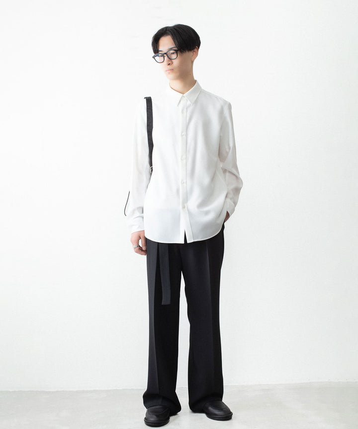 ATTACHMENT アタッチメントのPE COMPACT TWILL REGULAR COLLAR DRESS SHIRT - WHITEの公式通販サイトsession福岡セレクトショップ
