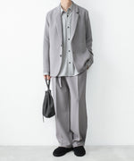 画像をギャラリービューアに読み込む, ATTACHMENT アタッチメントのPE STRETCH DOUBLE CLOTH BELTED STRAIGHT TROUSERS - L.GRAYの公式通販サイトsession福岡セレクトショップ
