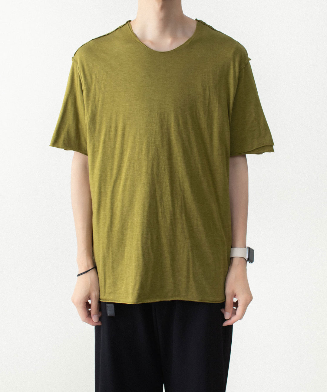 ATTACHMENT アタッチメントのCO/CU JERSEY SLIM FIT LAYERED S/S TEE - D.YELLOWの公式通販サイトsession福岡セレクトショップ