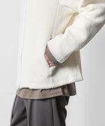 画像をギャラリービューアに読み込む, ATTACHMENT アタッチメントのWO/ALPACA BOA ZIP UP BLOUSON - OFF WHITEの公式通販サイトsession福岡セレクトショップ
