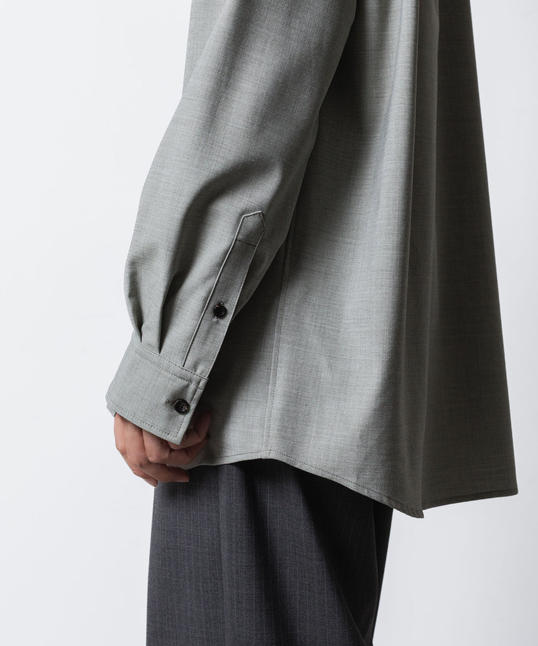 ATTACHMENT アタッチメントのPE/RY STRETCH TROPICAL STRAP SLEEVE L/S SHIRT - X.GREENの公式通販サイトsession福岡セレクトショップ