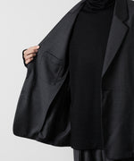 画像をギャラリービューアに読み込む, ATTACHMENT アタッチメントのWASHABLE WO/PE STRETCH SAXONY OVERSIZED LIGHT JACKET - D.GRAY 公式通販サイトsession福岡セレクトショップ
