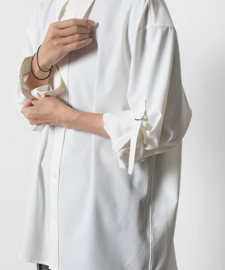 ATTACHMENT アタッチメントのPE/RY STRETCH TROPICAL STRAP SLEEVE L/S SHIRT - WHITEの公式通販サイトsession福岡セレクトショップ