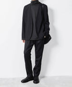 画像をギャラリービューアに読み込む, ATTACHMENT アタッチメントのT/W/SI STRETCH GABARDINE REGULAR FIT EASY TROUSERS - BLACKの公式通販サイトsession福岡セレクトショップ
