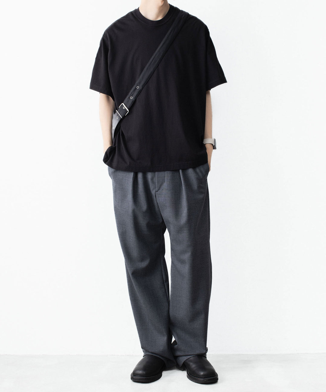 VEIN ヴェインの100/3 SUEDE JERSEY VESSEL S/S TEE - BLACKの公式通販サイトsession福岡セレクトショップ