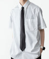 【 ATTACHMENT 】SILK SATIN TIE - BLACK