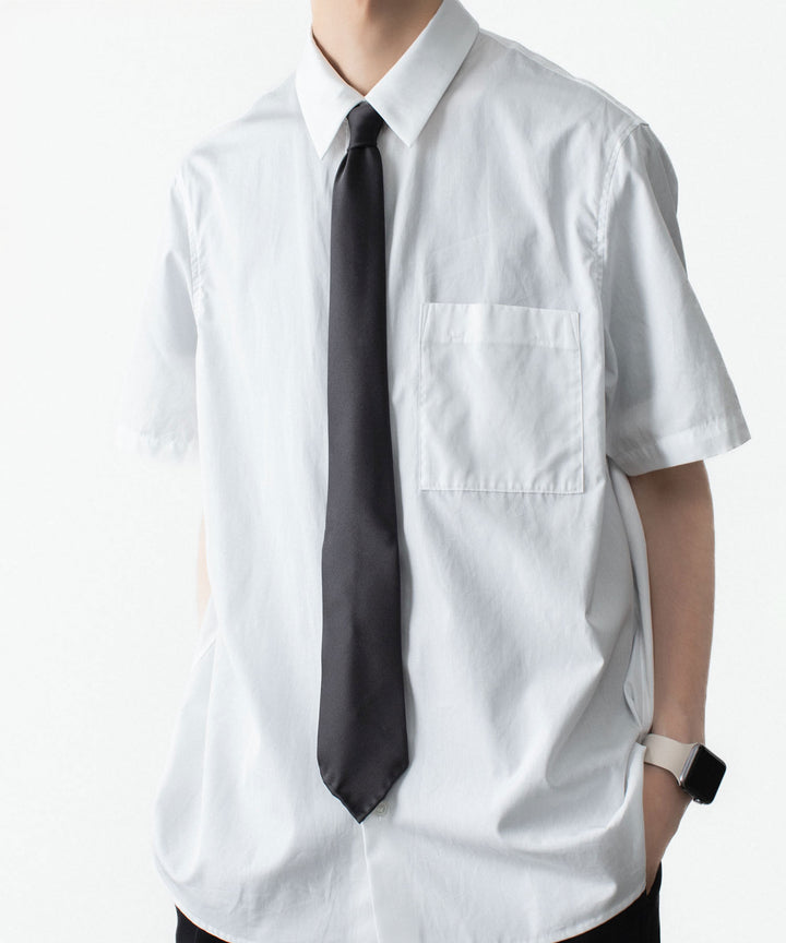ATTACHMENT アタッチメントのSILK SATIN TIE - BLACKの公式通販サイトsession福岡セレクトショップ