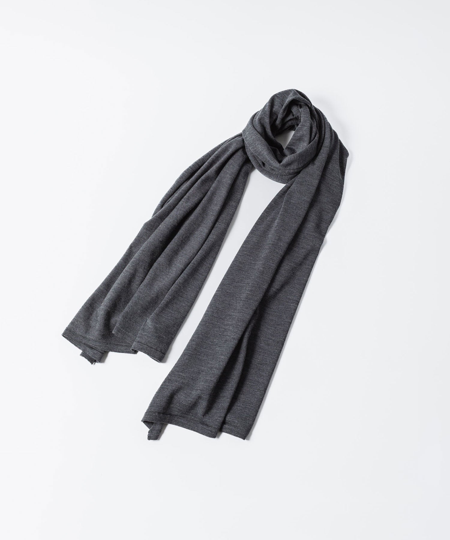 ATTACHMENT アタッチメント × JOHN SMEDLEYの× JOHN SMEDLEY MERINO EXTRAFINE WIDE STOLE - D.GRAYの公式通販サイトsession福岡セレクトショップ
