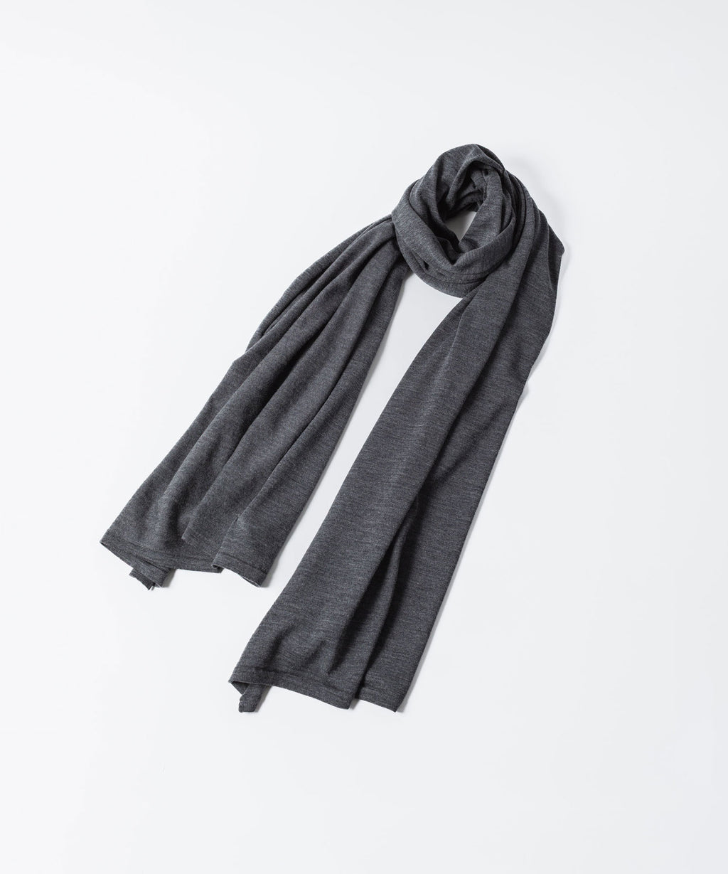 ATTACHMENT アタッチメント × JOHN SMEDLEYの× JOHN SMEDLEY MERINO EXTRAFINE WIDE STOLE - D.GRAYの公式通販サイトsession福岡セレクトショップ