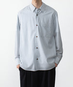 画像をギャラリービューアに読み込む, ATTACHMENT アタッチメントのWO/PE STRIPE L/S SHIRT - S.BLUEの公式通販サイトsession福岡セレクトショップ

