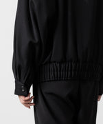 画像をギャラリービューアに読み込む, ATTACHMENT アタッチメントの2/48 WO KERSEY ZIP UP BOMBER JACKET - BLACK 公式通販サイトsession福岡セレクトショップ
