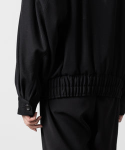 ATTACHMENT アタッチメントの2/48 WO KERSEY ZIP UP BOMBER JACKET - BLACK 公式通販サイトsession福岡セレクトショップ