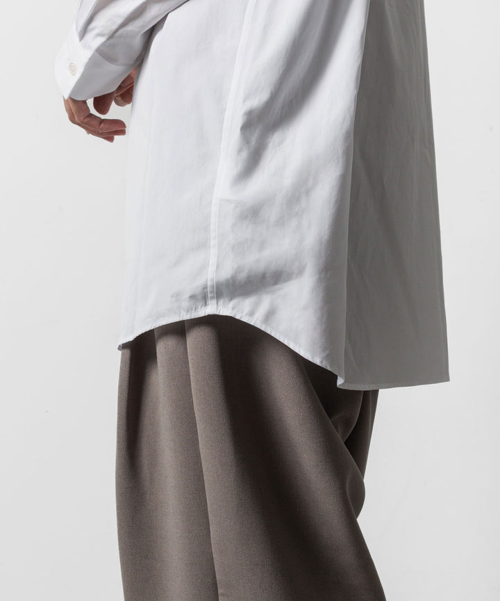 ATTACHMENT アタッチメントの140/2 GIZA BROAD BANDCOLLAR L/S SHIRT - WHITEの公式通販サイトsession福岡セレクトショップ