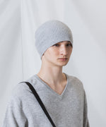 画像をギャラリービューアに読み込む, ATTACHMENT アタッチメントのCASHMERE　KNIT BEANIE - X.GRAYの公式通販サイトsession福岡セレクトショップ
