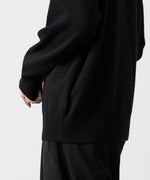 画像をギャラリービューアに読み込む, ATTACHMENT アタッチメントのBRITISH WO KNIT POLO  PULLOVER L/S - BLACK 公式通販サイトsession福岡セレクトショップ
