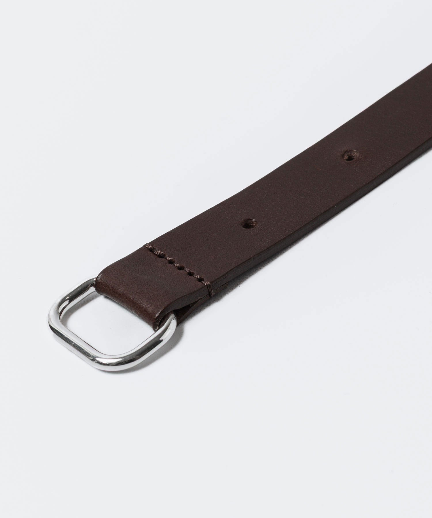 ATTACHMENT アタッチメントのCOW LEATHER BUCKLE LESS BELT - BROWNの公式通販サイトsession福岡セレクトショップ