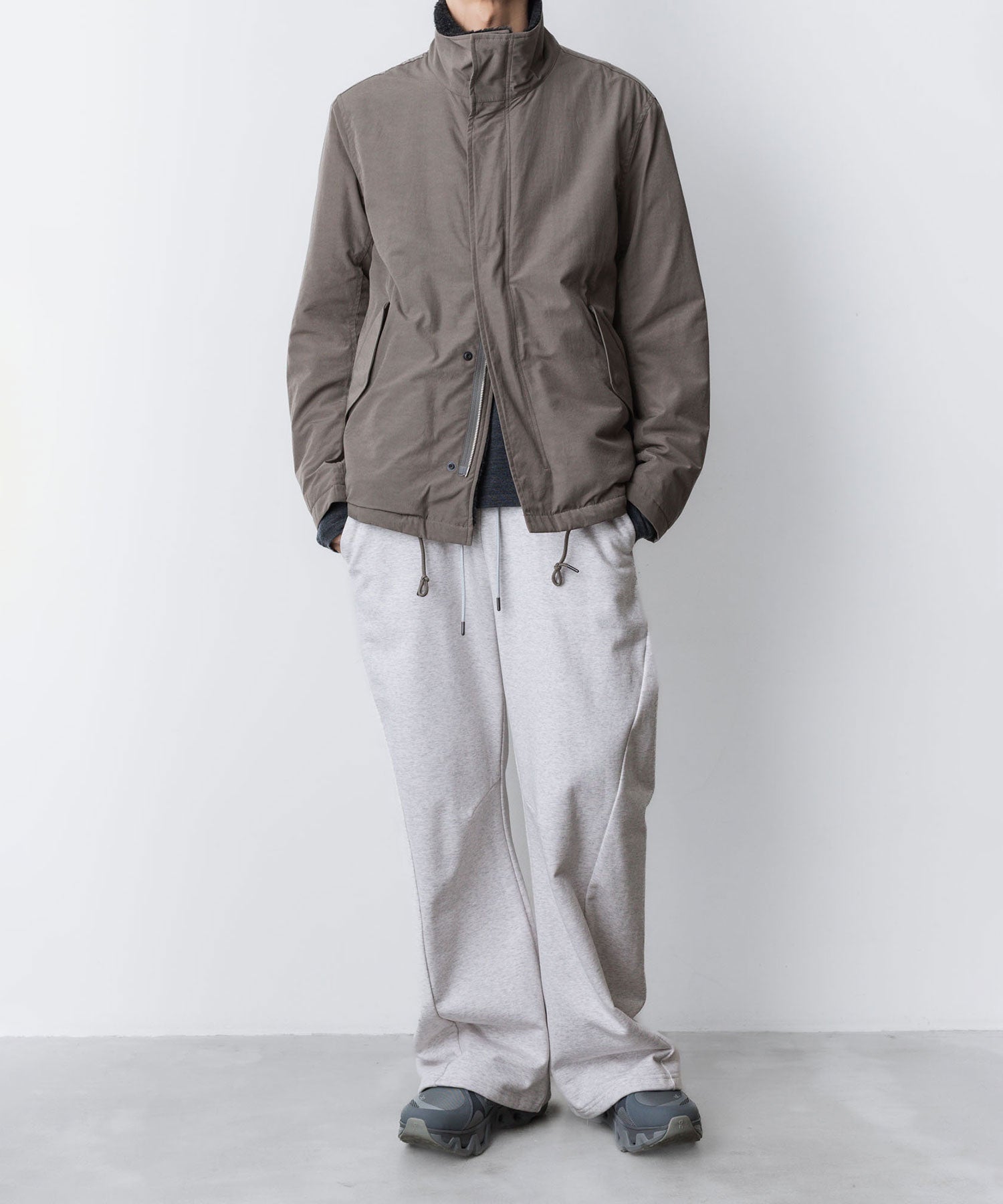 ATTACHMENT アタッチメントのCO STRECH TERRY 3D WIDE TROUSERS - X.GRAYの公式通販サイトsession福岡セレクトショップ