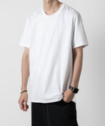 画像をギャラリービューアに読み込む, ATTACHMENT アタッチメントのCOTTON DOUBLE FACE SLIM FIT S/S TEE - WHITE  公式通販サイトsession福岡セレクトショップ
