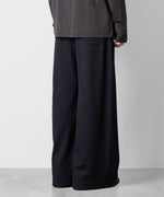 画像をギャラリービューアに読み込む, ATTACHMENT アタッチメントのPE STRETCH RIB WIDE LOUNGE TROUSERS - D.NAVY 公式通販サイトsession福岡セレクトショップ
