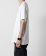 画像をギャラリービューアに読み込む, ATTACHMENT アタッチメントのCOTTON DOUBLE FACE SLIM FIT S/S TEE - WHITE  公式通販サイトsession福岡セレクトショップ
