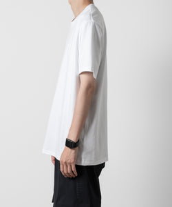 ATTACHMENT アタッチメントのCOTTON DOUBLE FACE SLIM FIT S/S TEE - WHITE  公式通販サイトsession福岡セレクトショップ