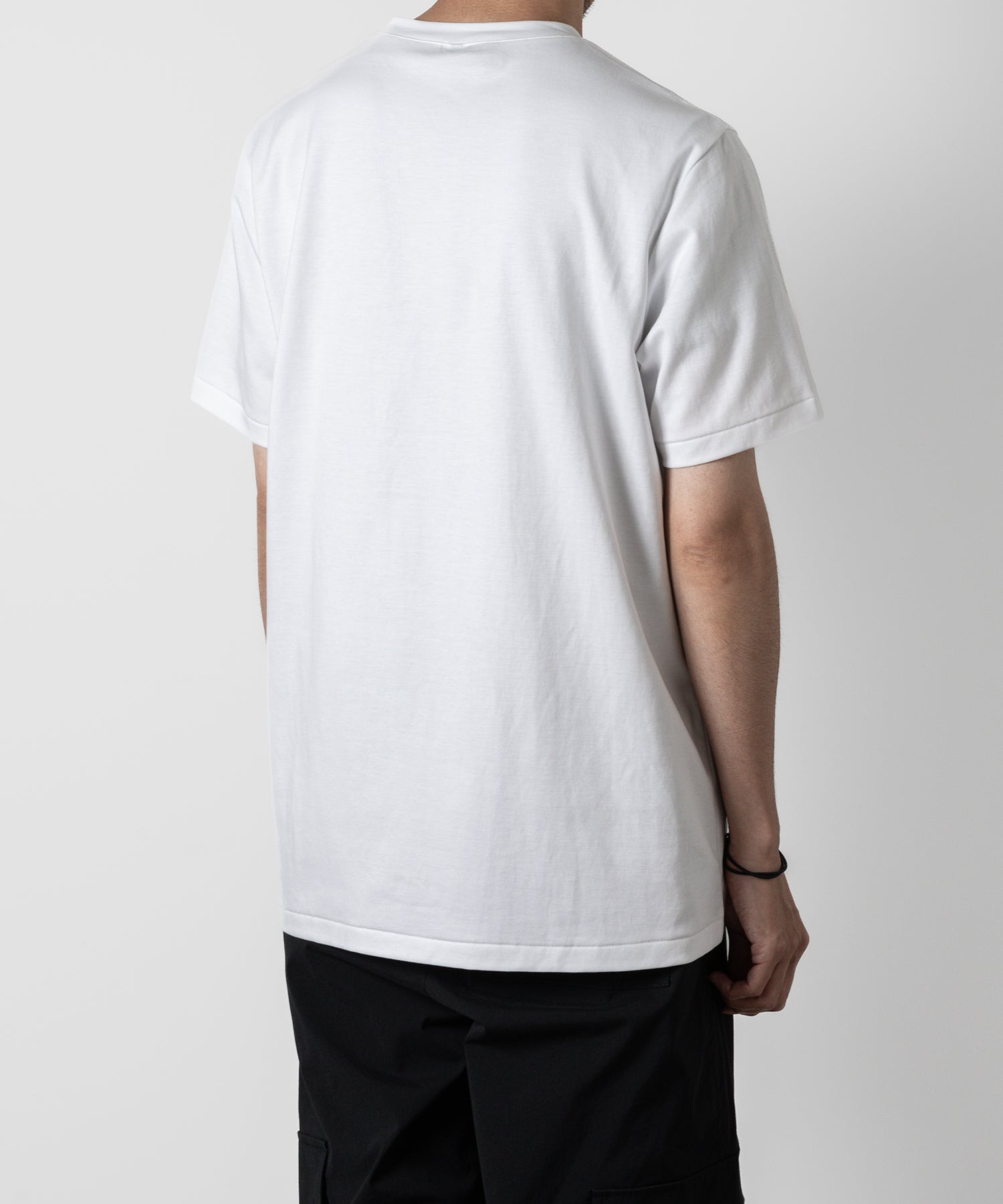 ATTACHMENT アタッチメントのCOTTON DOUBLE FACE SLIM FIT S/S TEE - WHITE  公式通販サイトsession福岡セレクトショップ