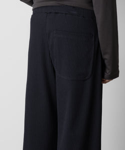 ATTACHMENT アタッチメントのPE STRETCH RIB WIDE LOUNGE TROUSERS - D.NAVY 公式通販サイトsession福岡セレクトショップ