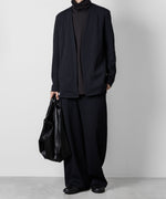 画像をギャラリービューアに読み込む, ATTACHMENT アタッチメントのPE STRETCH RIB WIDE LOUNGE TROUSERS - D.NAVY 公式通販サイトsession福岡セレクトショップ
