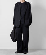 画像をギャラリービューアに読み込む, ATTACHMENT アタッチメントのPE STRETCH RIB WIDE LOUNGE TROUSERS - D.NAVY 公式通販サイトsession福岡セレクトショップ
