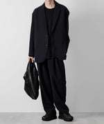 画像をギャラリービューアに読み込む, ATTACHMENT アタッチメントのPE STRETCH DOUBLE CLOTH BELTED TAPERED FIT TROUSERS - NAVY 公式通販サイトsession福岡セレクトショップ
