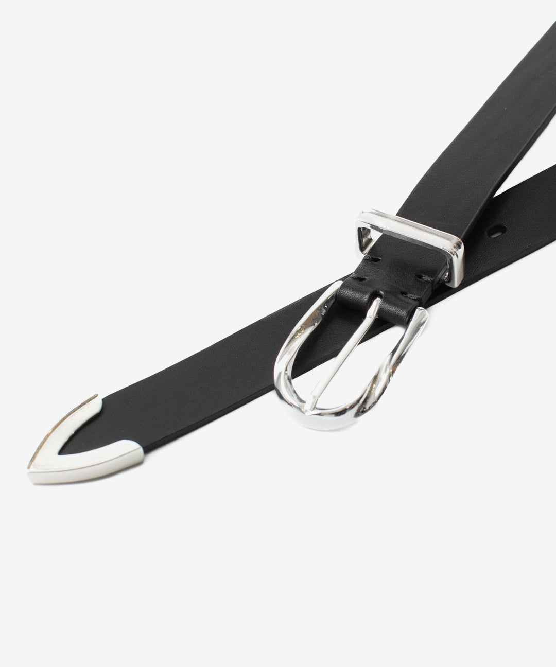 ATTACHMENT アタッチメントのCOW LEATHER WESTERN BELT - BLACKの公式通販サイトsession福岡セレクトショップ