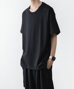 画像をギャラリービューアに読み込む, ATTACHMENT アタッチメントの30//2 SUVIN JERSEY EMBROIDERY TEE - BLACKの公式通販サイトsession福岡セレクトショップ
