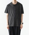 【 VEIN 】37/1 RAFFY JERSEY S/S TEE - BLACK
