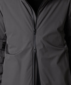 ATTACHMENT アタッチメントの3LAYER LIGHT TAFFETA HOODED DOWN JACKET - D.GRAY 公式通販サイトsession福岡セレクトショップ