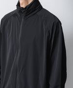 画像をギャラリービューアに読み込む, ATTACHMENT アタッチメントのNY 2LAYER STRETCH LIGHT BLOUSON - BLACKの公式通販サイトsession福岡セレクトショップ
