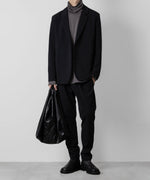 画像をギャラリービューアに読み込む, ATTACHMENT アタッチメントのNY/CO STRETCH JERSEY 2B JACKET - BLACK 公式通販サイトsession福岡セレクトショップ
