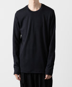 画像をギャラリービューアに読み込む, ATTACHMENT アタッチメントのPE STRETCH RIB SLIM FIT L/S TEE - NAVY 公式通販サイトsession福岡セレクトショップ
