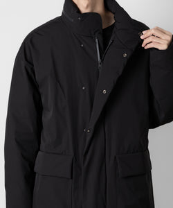 ATTACHMENT アタッチメントの3LAYER LIGHT TAFFETA UTILITY DOWN COAT - BLACK 公式通販サイトsession福岡セレクトショップ