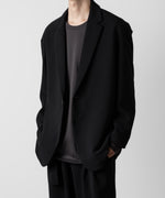 画像をギャラリービューアに読み込む, ATTACHMENT アタッチメントのPE STRETCH DOUBLE CLOTH OVERSIZED 2B JACKET - BLACK 公式通販サイトsession福岡セレクトショップ
