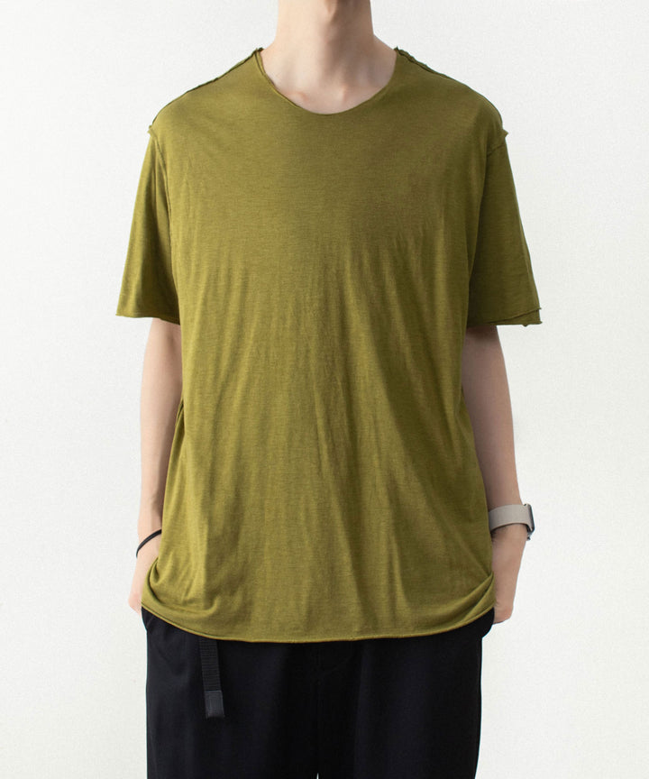 ATTACHMENT アタッチメントのCO/CU JERSEY SLIM FIT LAYERED S/S TEE - D.YELLOWの公式通販サイトsession福岡セレクトショップ