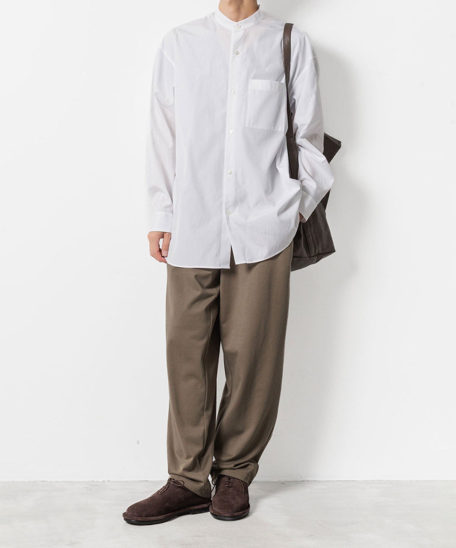 ATTACHMENT アタッチメントのCOTTON DOUBLE FACE LOUNGE TROUSERS - CAMELの公式通販サイトsession福岡セレクトショップ