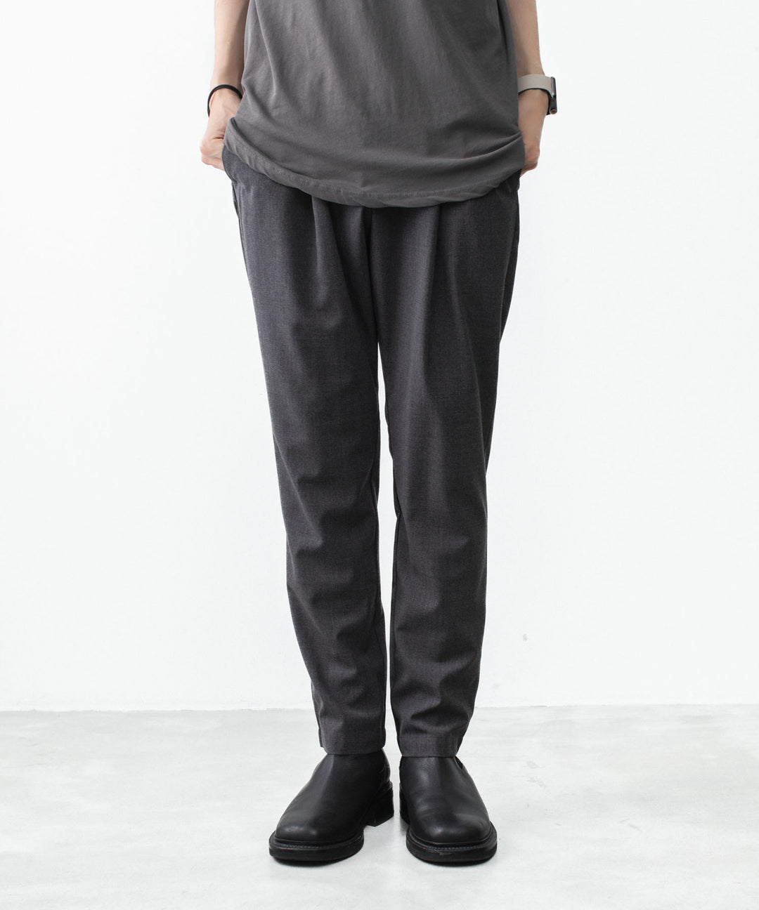ATTACHMENT アタッチメントのWO/TA STRETCH TRO REGULAR FIT EASY TROUSERS - D.GRAYの公式通販サイトsession福岡セレクトショップ