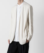 画像をギャラリービューアに読み込む, ATTACHMENT アタッチメントのCOTTON DOUBLE FACE COLLARLESS CARDIGAN - OFF WHITE 公式通販サイトsession福岡セレクトショップ
