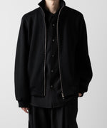 画像をギャラリービューアに読み込む, ato(アトウ)のSTAND COLLAR ZIP CARDIGAN  - BLACKの公式通販サイトsession福岡セレクトショップ
