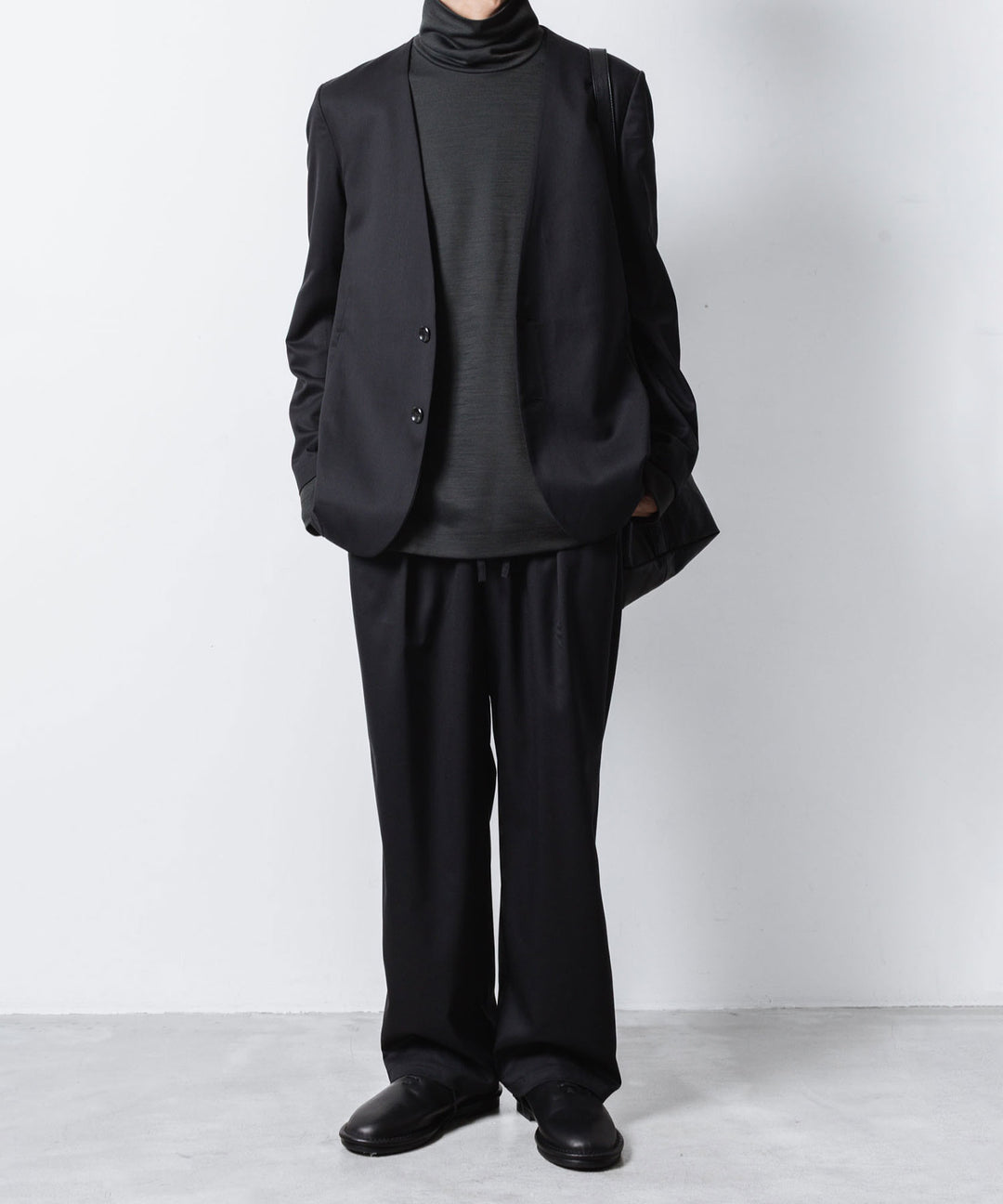 ATTACHMENT / EXCLUSIVE ITEM アタッチメントのWO/NYスムース ハイネックカットソー L/S - D.GRAYの公式通販サイトsession福岡セレクトショップ